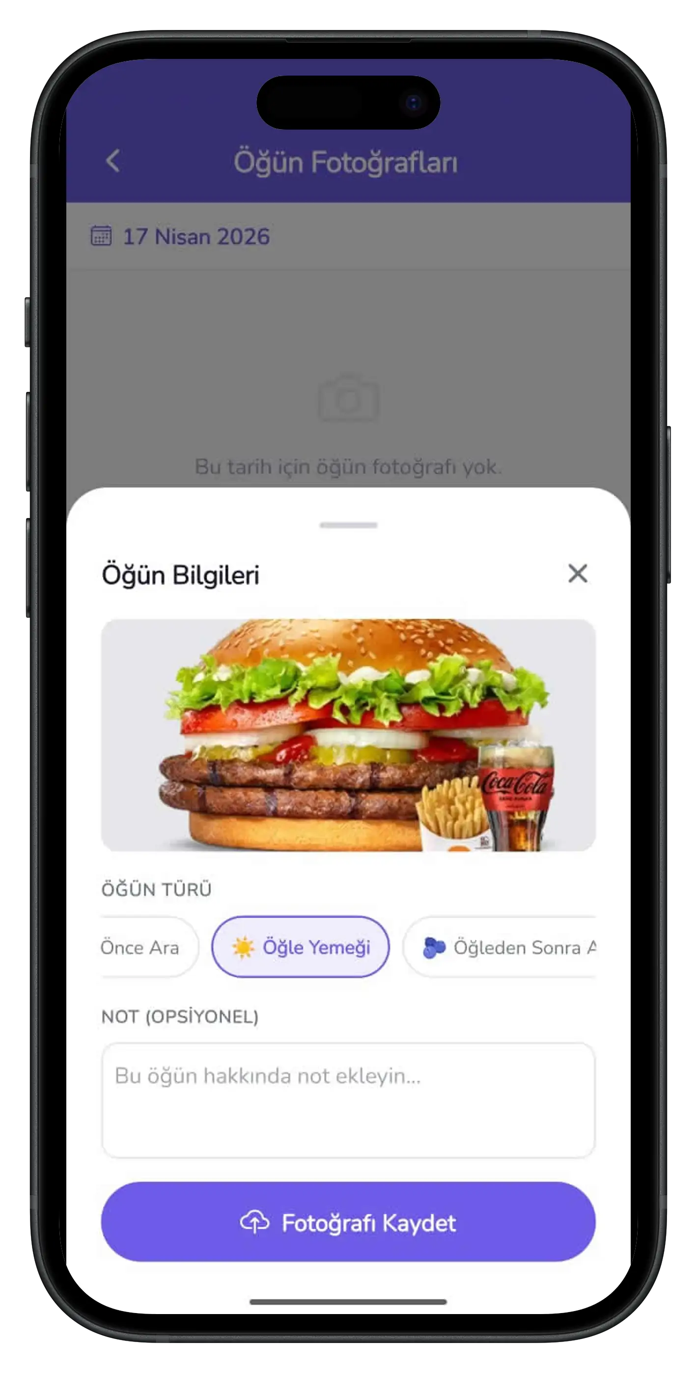 Öğün Takibi